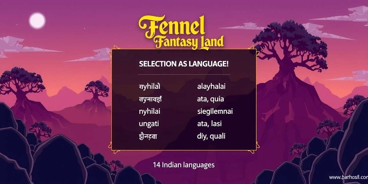 Fennel Fantasy Land - Multi-language Support Fennel Fantasy Land showing language selection screen with 14 Indian languages options